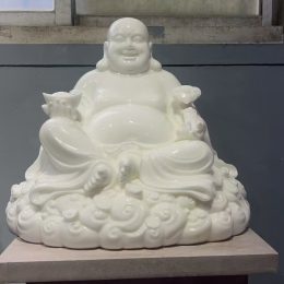 漢白玉二尺二彌勒-需訂做